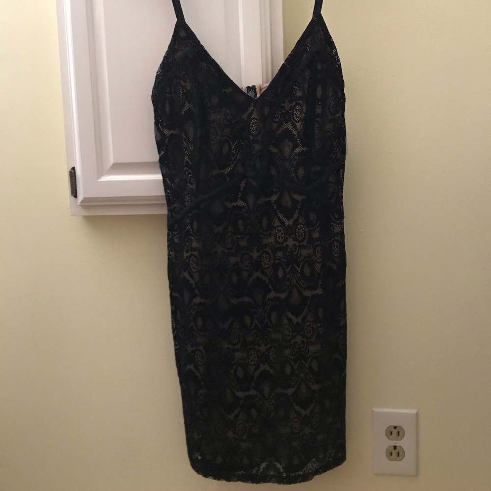 Guess Lace Dress Black